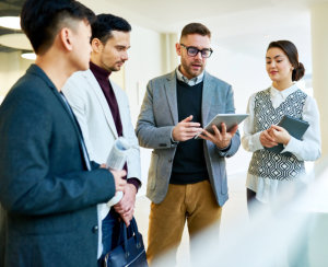 group of people standing